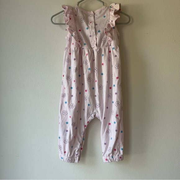 Bluey Baby Girls Romper 6-9M Pink Ruffle Sleeveless One-Piece Snaps Bingo Ruffle - Picture 5 of 8